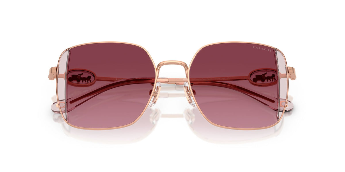 Coach Cad72 HC7177B 93318H 51 Shiny Rose Gold/Rose / Berry Gradient