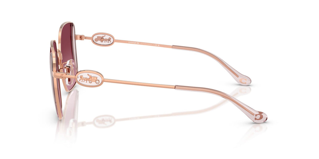 Coach Cad72 HC7177B 93318H 51 Shiny Rose Gold/Rose / Berry Gradient