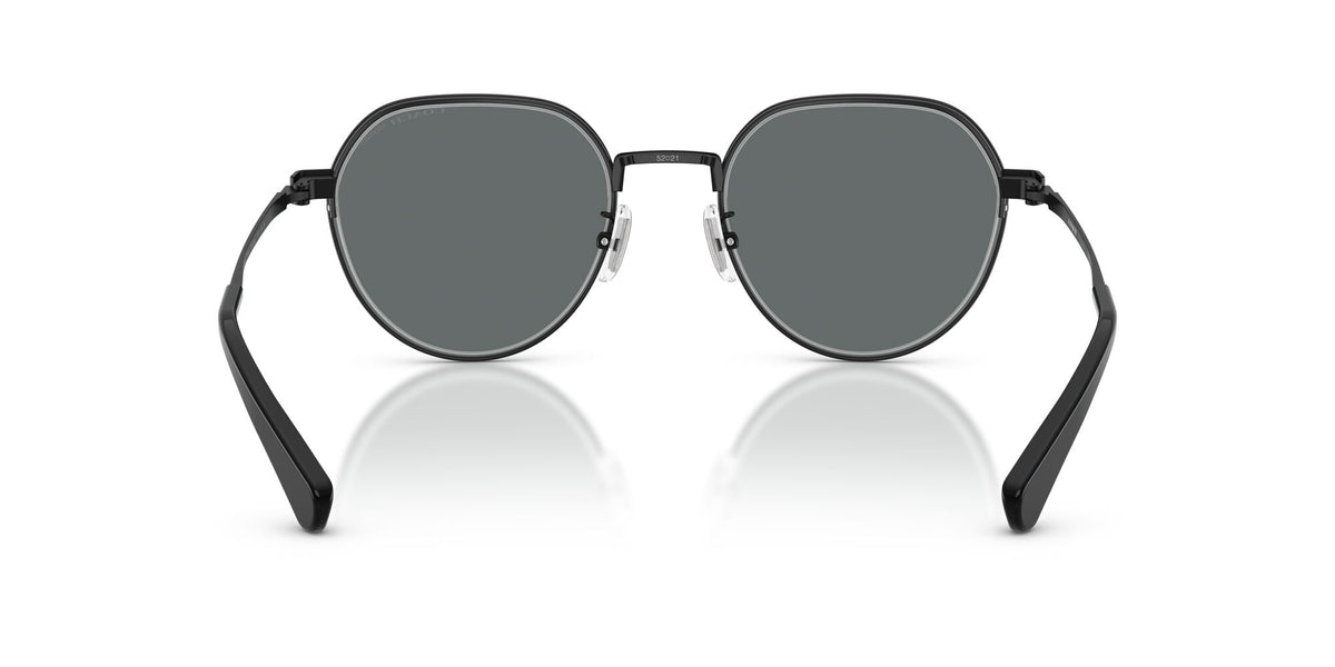 Coach Cae81 HC7179 934481 52 Satin Black / Grey Solid Polar