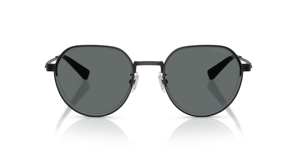 Coach Cae81 HC7179 934481 52 Satin Black / Grey Solid Polar