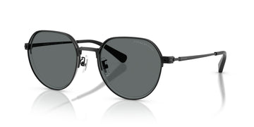 Coach Cae81 HC7179 934481 52 Satin Black / Grey Solid Polar