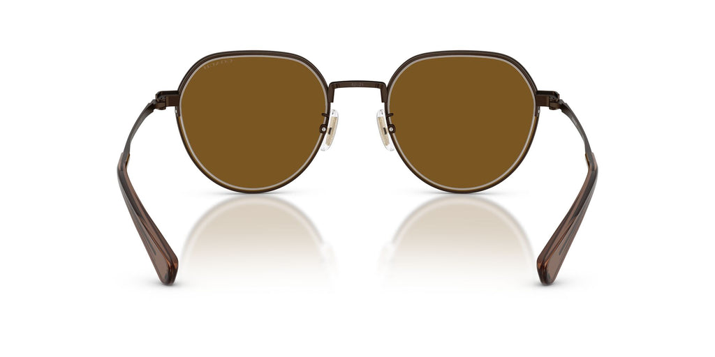 Coach Cae81 HC7179 947183 52 Satin Brown / Brown Solid Polar