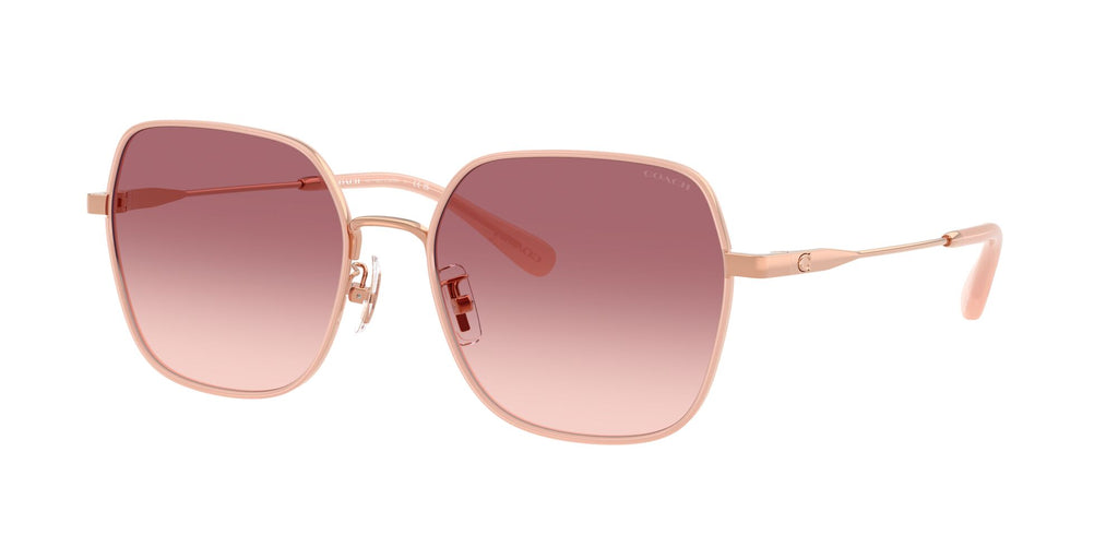 Coach Cae93 HC7180D 94657W 57 Shiny Rose Gold/Milky Rose / Violet Pink Gradient