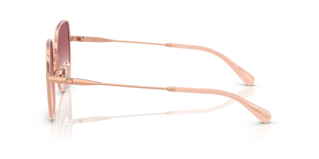 Coach Cae93 HC7180D 94657W 57 Shiny Rose Gold/Milky Rose / Violet Pink Gradient