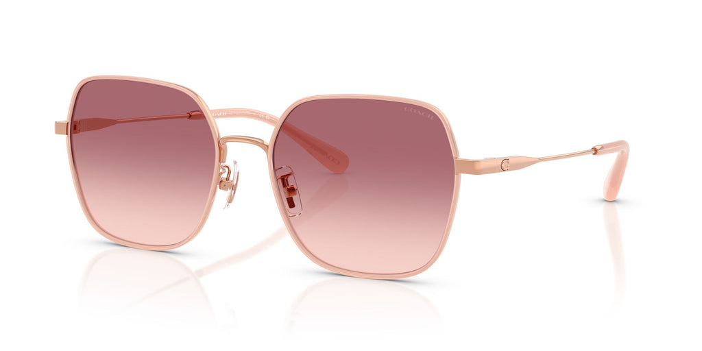 Coach Cae93 HC7180D 94657W 57 Shiny Rose Gold/Milky Rose / Violet Pink Gradient
