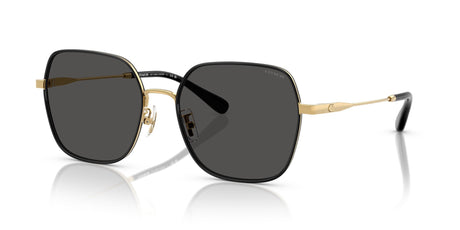 Coach Cae93 HC7180D 946687 57 Shiny Gold/Black / Grey Solid