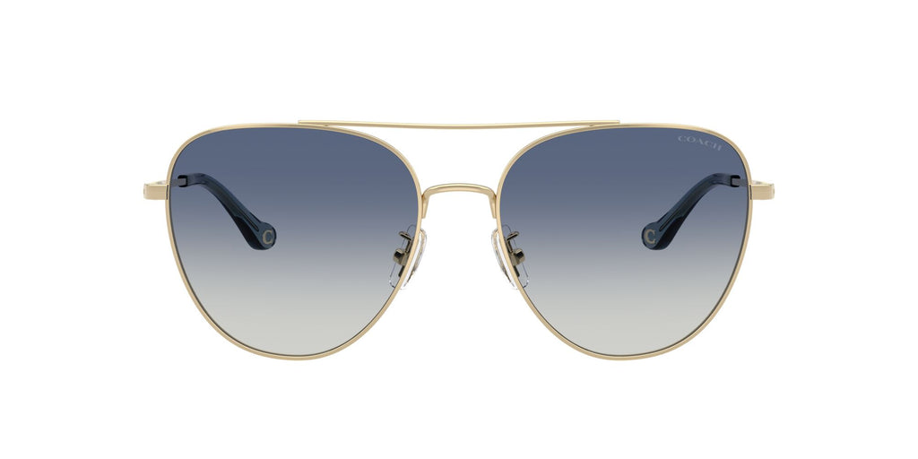 Coach 0HC7182 90054L 56 Shiny Light Gold/ Blue Gradient