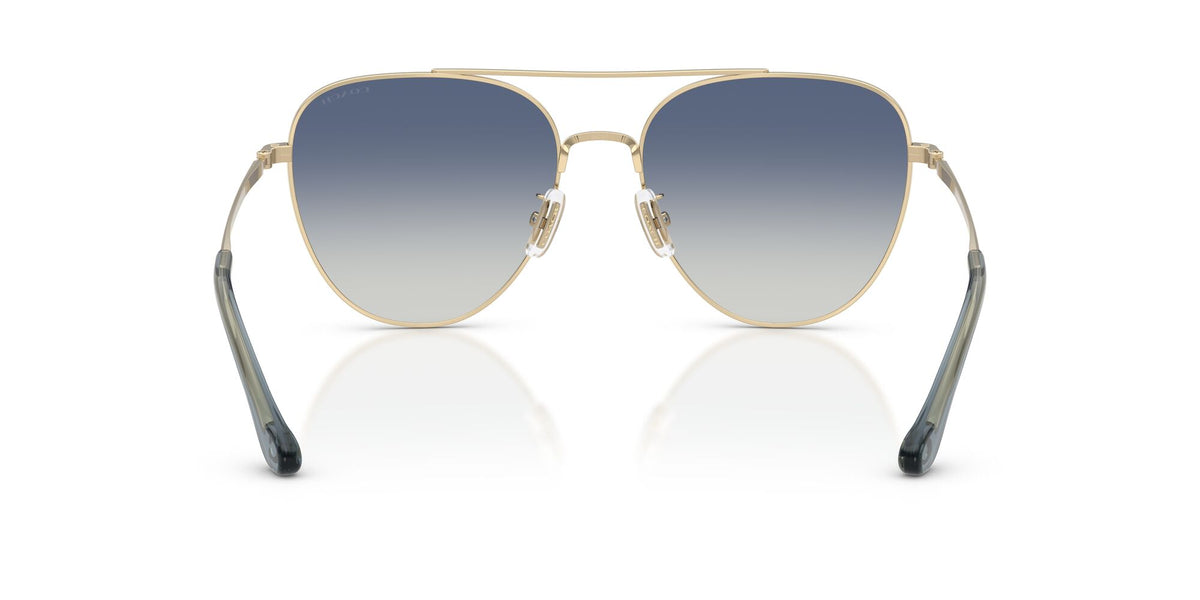 Coach 0HC7182 90054L 56 Shiny Light Gold/ Blue Gradient
