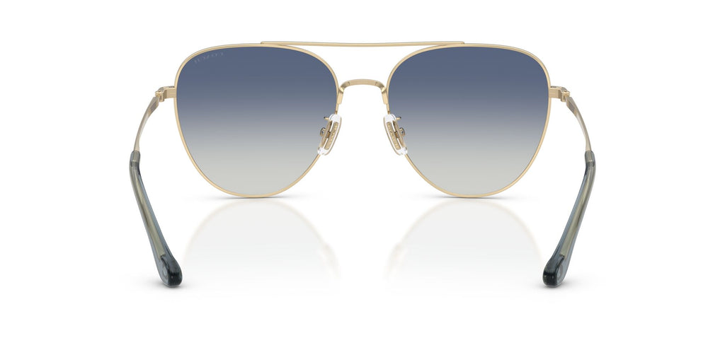 Coach 0HC7182 90054L 56 Shiny Light Gold/ Blue Gradient