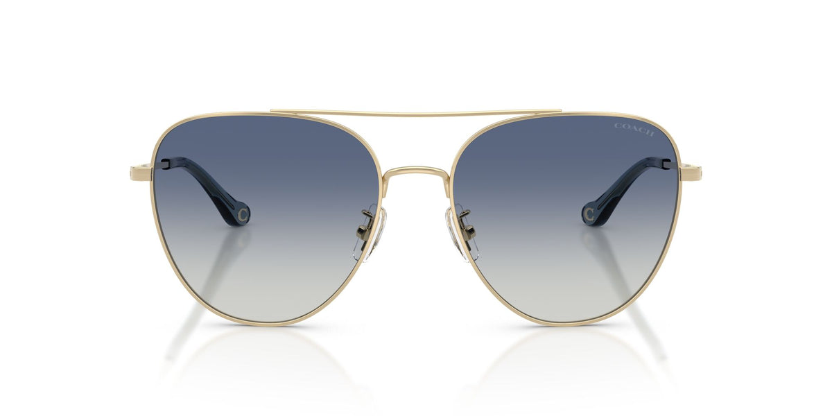Coach 0HC7182 90054L 56 Shiny Light Gold/ Blue Gradient