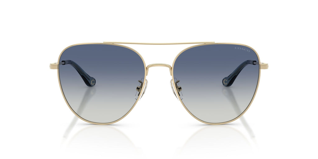 Coach 0HC7182 90054L 56 Shiny Light Gold/ Blue Gradient