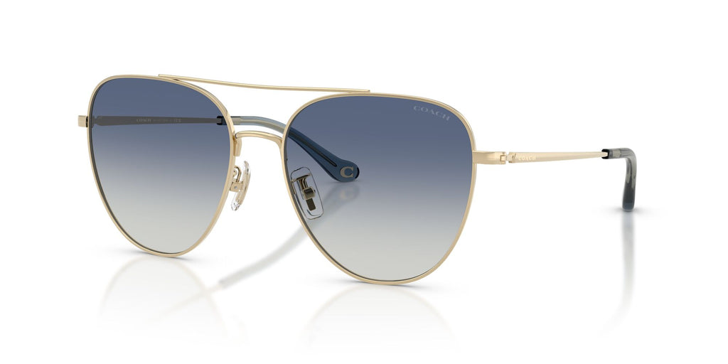 Coach 0HC7182 90054L 56 Shiny Light Gold/ Blue Gradient