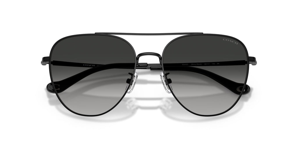 Coach 0HC7182 93443C 56 Shiny Black/ Grey Gradient