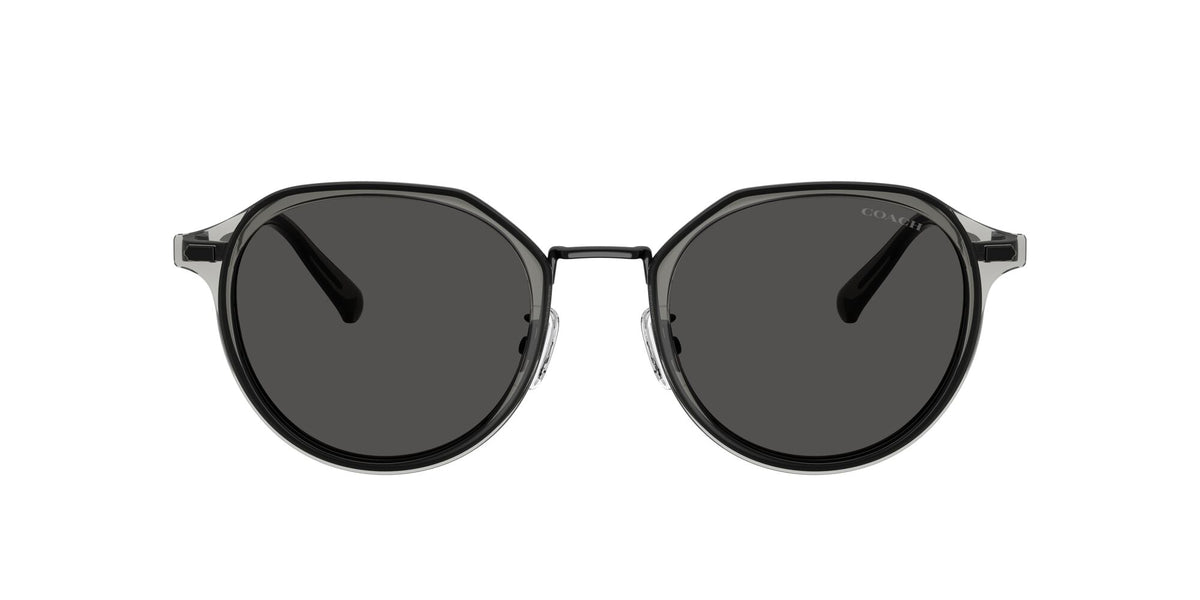 Coach 0HC7183 947287 51 Satin Black/ Grey Solid