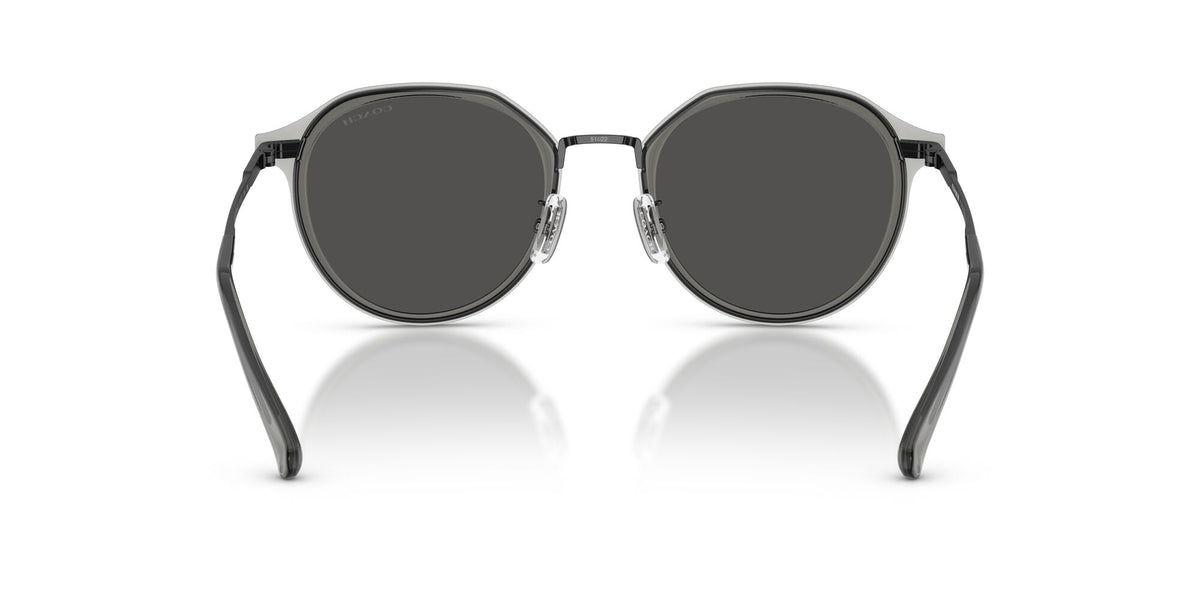 Coach 0HC7183 947287 51 Satin Black/ Grey Solid