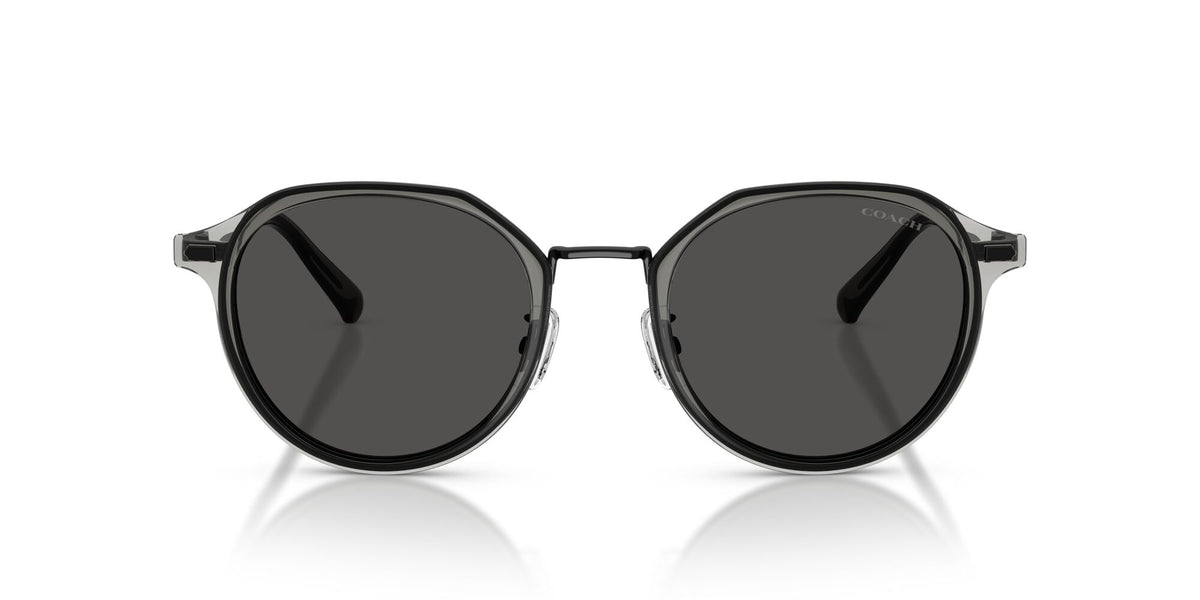 Coach 0HC7183 947287 51 Satin Black/ Grey Solid