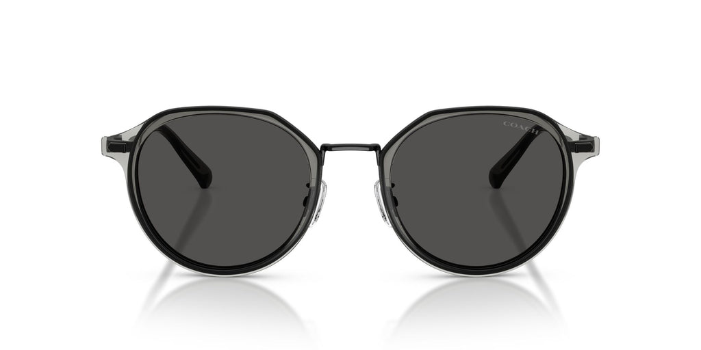 Coach 0HC7183 947287 51 Satin Black/ Grey Solid