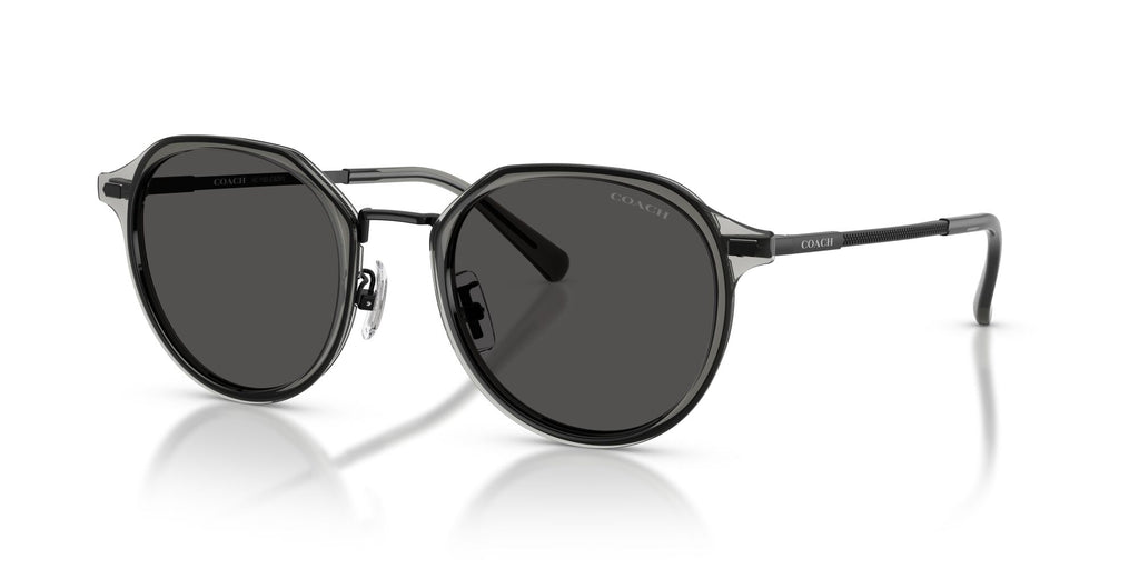 Coach 0HC7183 947287 51 Satin Black/ Grey Solid