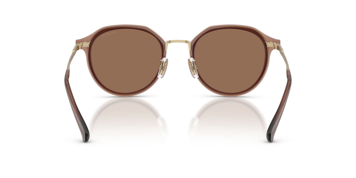 Coach 0HC7183 947473 51 Satin Light Gold/ Brown Solid