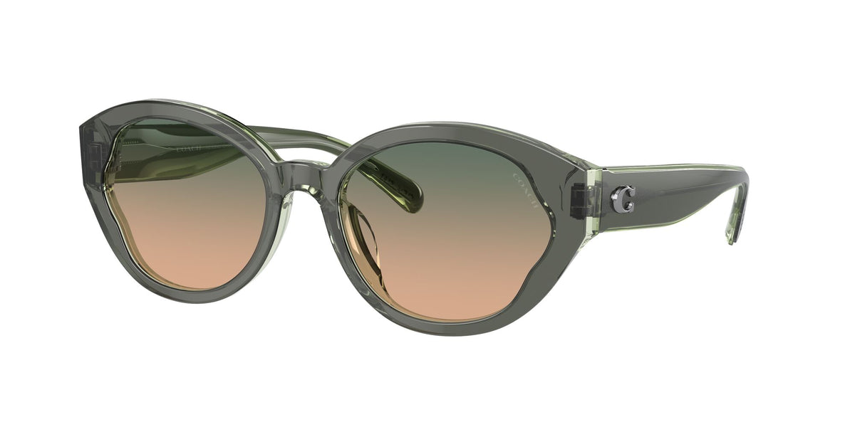 Coach Ch569 0HC8364U 574613 55 Moss/Mint/ Green Beige Gradient 55 / Polyamide / Acetate / Acetate