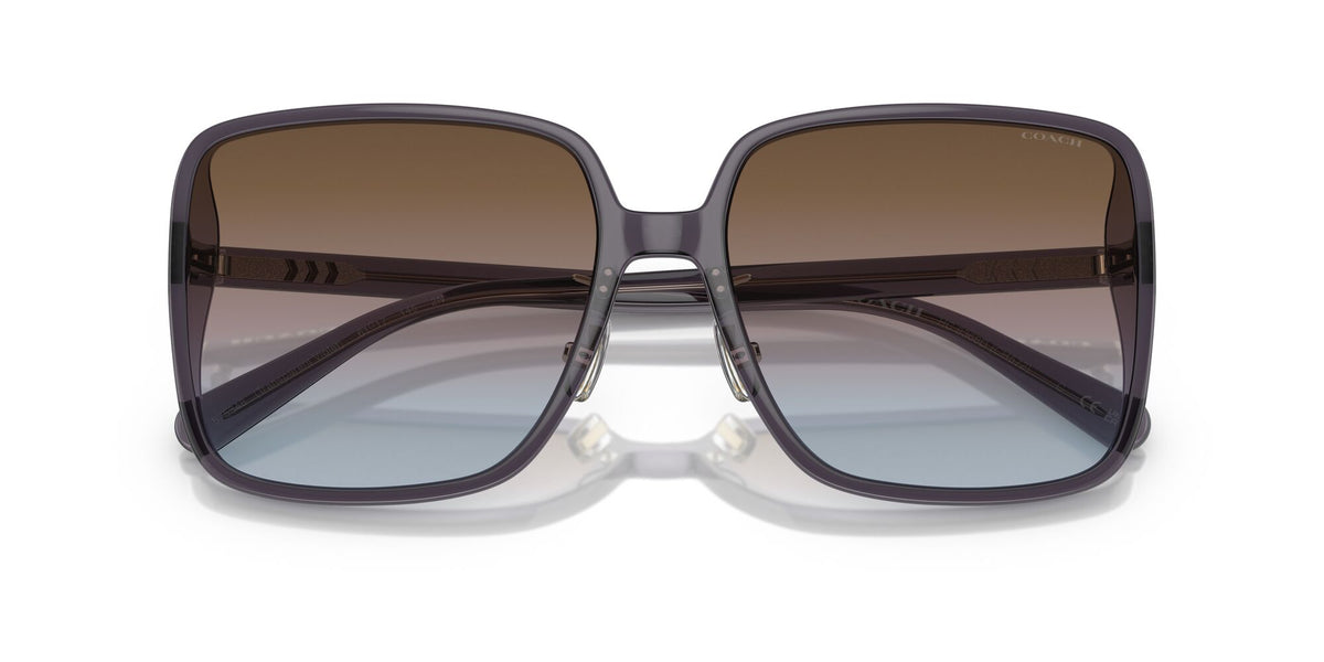 Coach Ch572 0HC8368D 575348 61 Transparent Violet/ Brown Purple Blue Gradient 61 / Polyamide / Injected / Metal