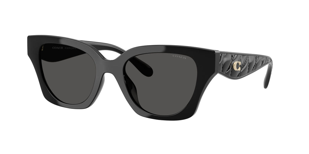 Coach Cad18 HC8418U 500287 53 Black / Grey Solid