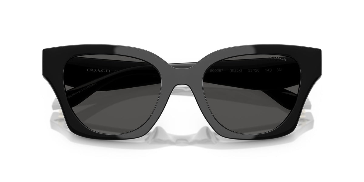 Coach Cad18 HC8418U 500287 53 Black / Grey Solid