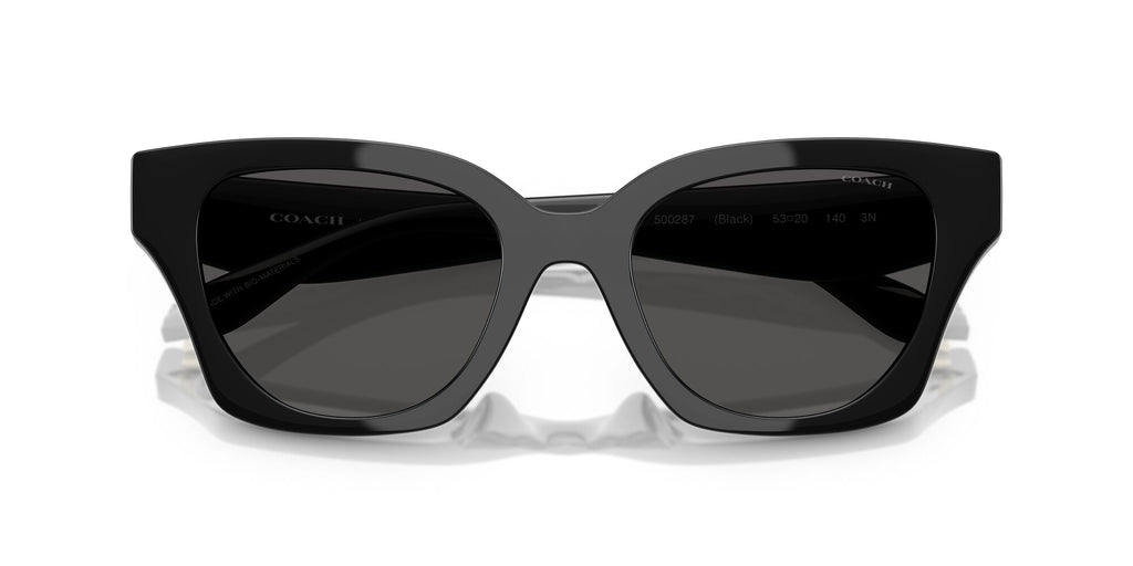Coach Cad18 HC8418U 500287 53 Black / Grey Solid