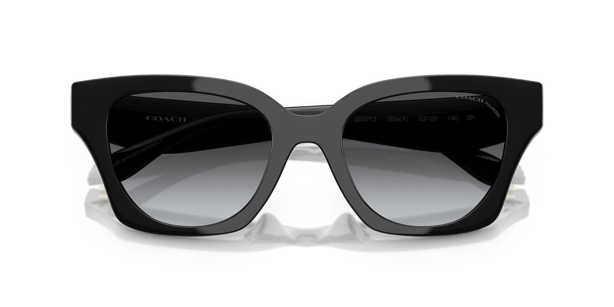 Coach Cad18 HC8418U 5002T3 53 Black / Grey Gradient Polar