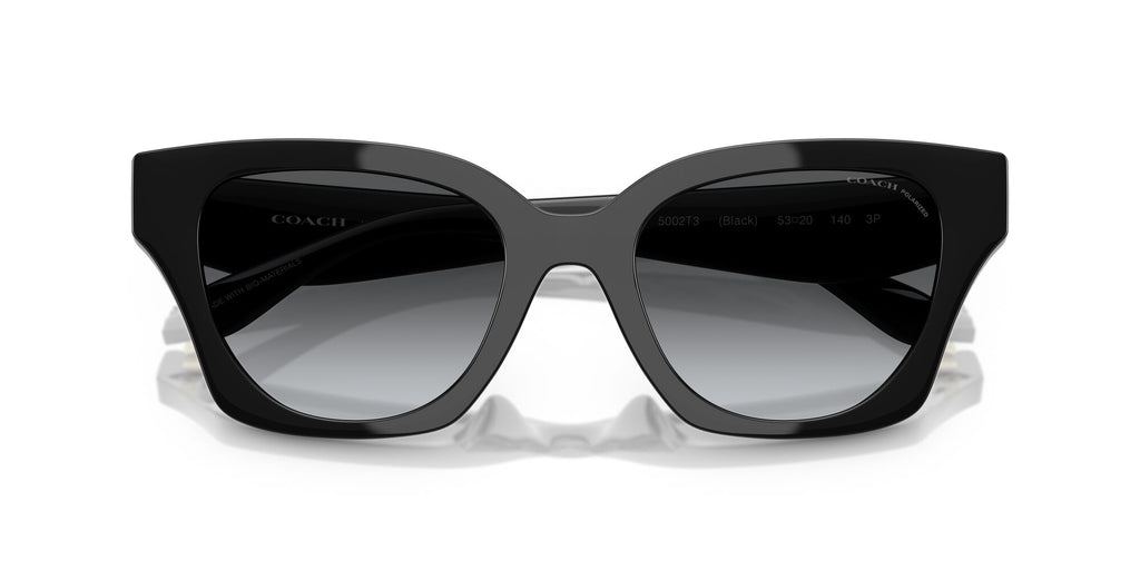 Coach Cad18 HC8418U 5002T3 53 Black / Grey Gradient Polar