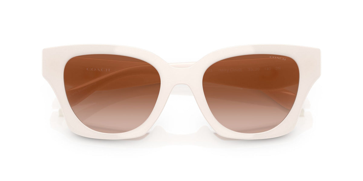 Coach Cad18 HC8418U 580513 53 Milky Cloud / Brown Gradient