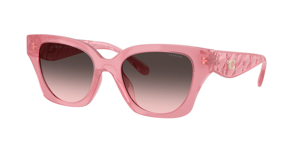 Coach Cad18 HC8418U 589646 53 Milky Pink / Grey Pink Gradient