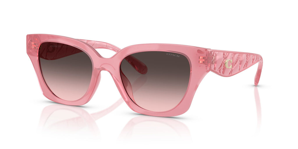 Coach Cad18 HC8418U 589646 53 Milky Pink / Grey Pink Gradient