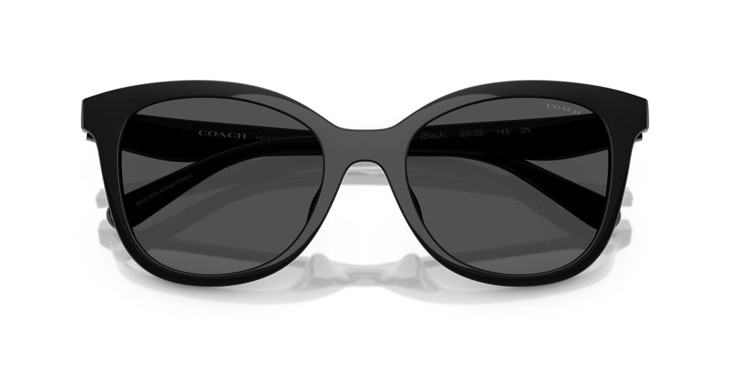 Coach Cad25 HC8419U 500287 55 Black / Grey Solid