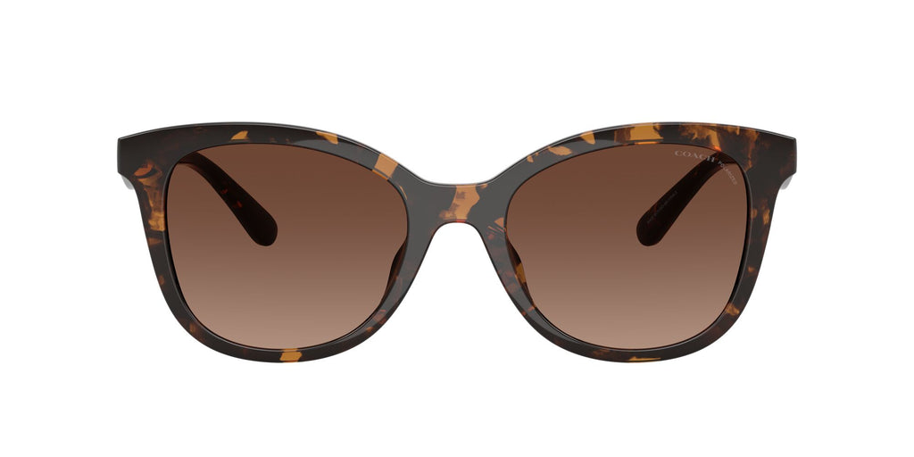 Coach Cad25 HC8419U 5120T5 55 Dark Tortoise / Brown Gradient Polar