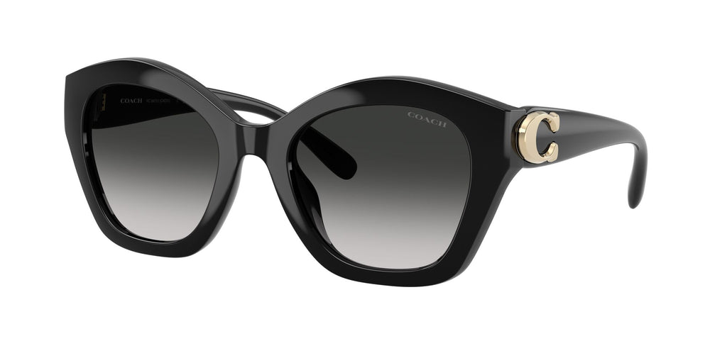 Coach Cad31 HC8421U 50023C 54 Black / Grey Gradient
