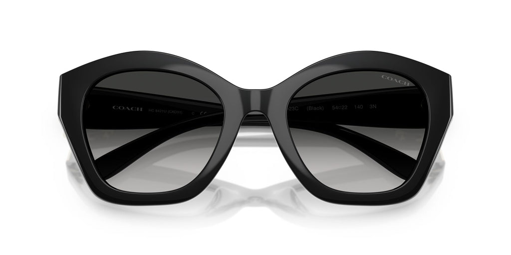 Coach Cad31 HC8421U 50023C 54 Black / Grey Gradient