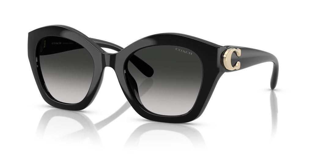 Coach Cad31 HC8421U 50023C 54 Black / Grey Gradient