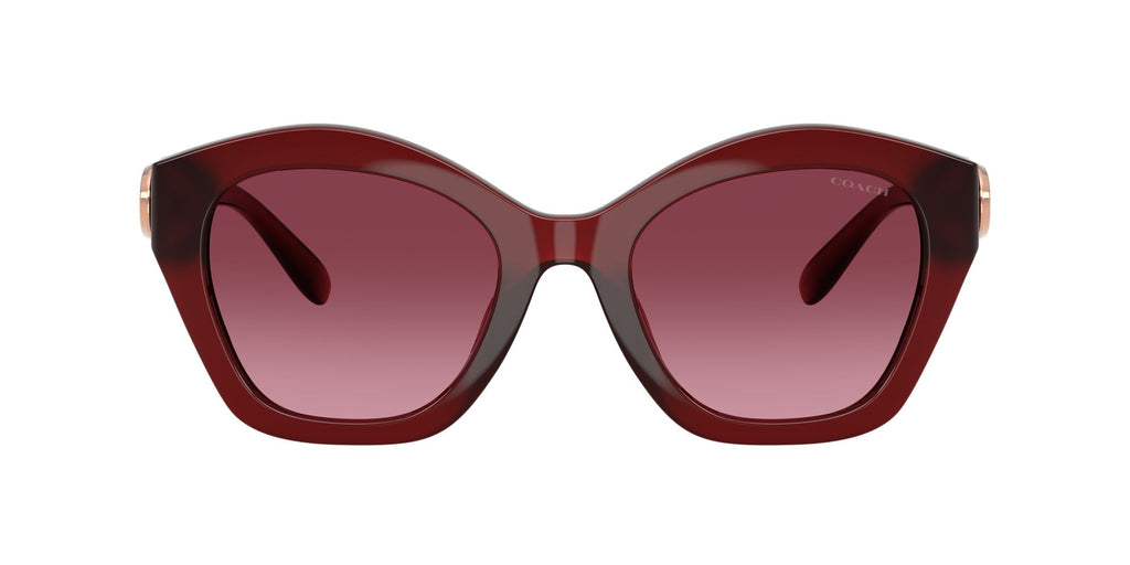 Coach Cad31 HC8421U 58708H 54 Milky Burgundy / Burgundy Gradient