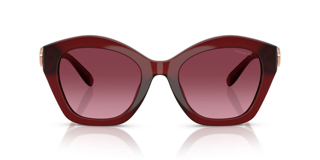 Coach Cad31 HC8421U 58708H 54 Milky Burgundy / Burgundy Gradient