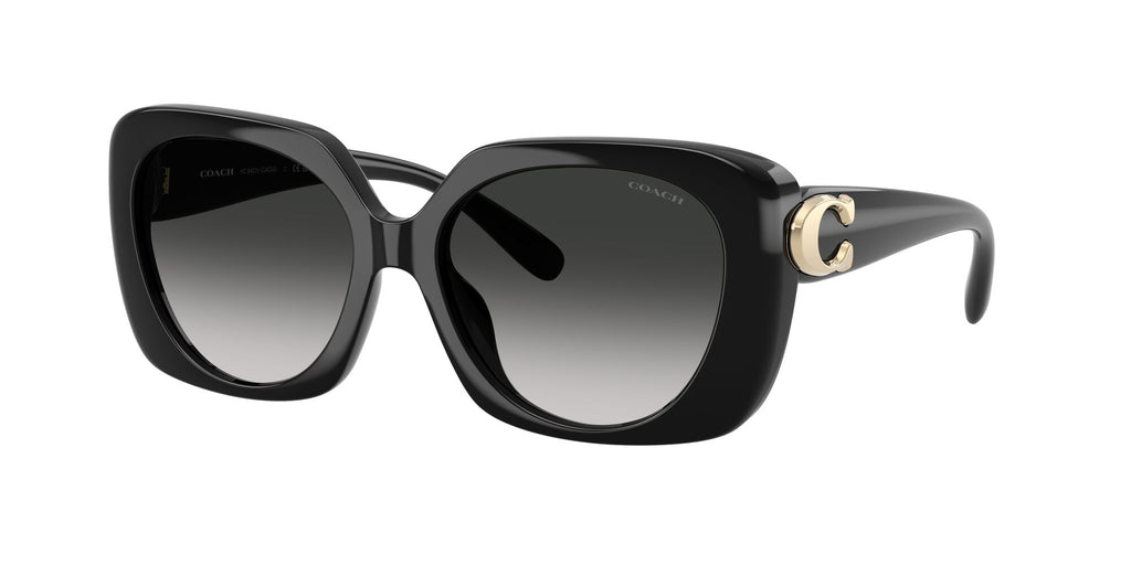 Coach Cad33 HC8422U 50023C 55 Black / Grey Gradient