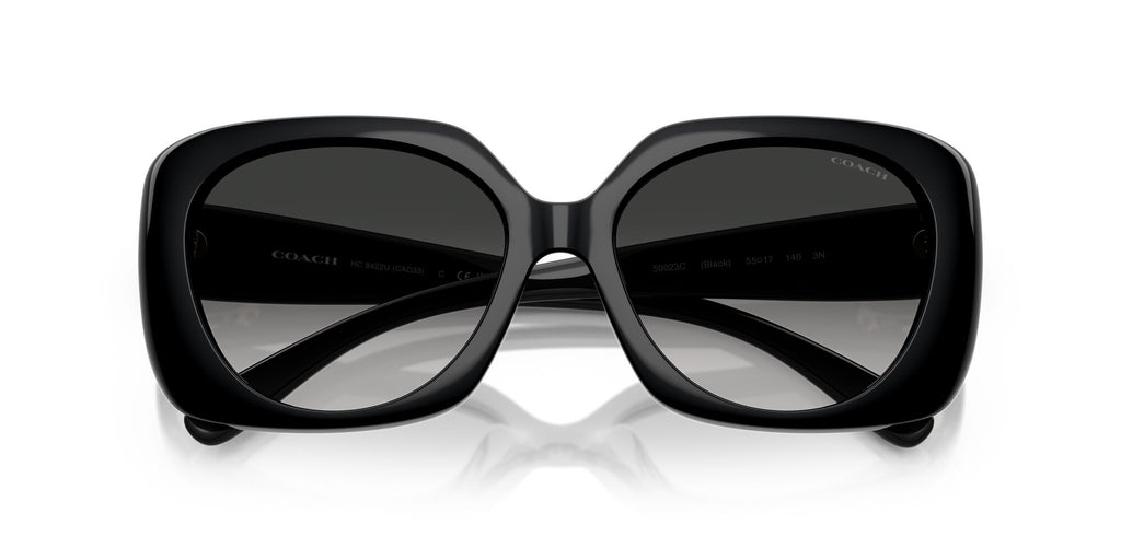 Coach Cad33 HC8422U 50023C 55 Black / Grey Gradient