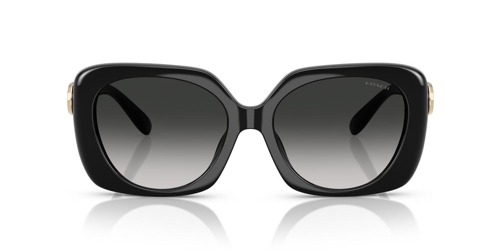 Coach Cad33 HC8422U 50023C 55 Black / Grey Gradient