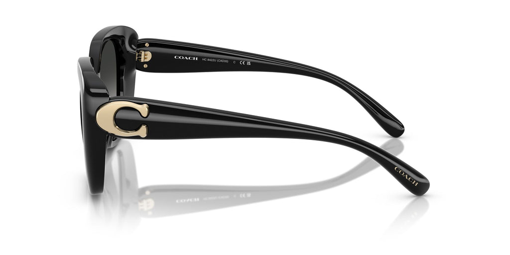 Coach Cad33 HC8422U 50023C 55 Black / Grey Gradient