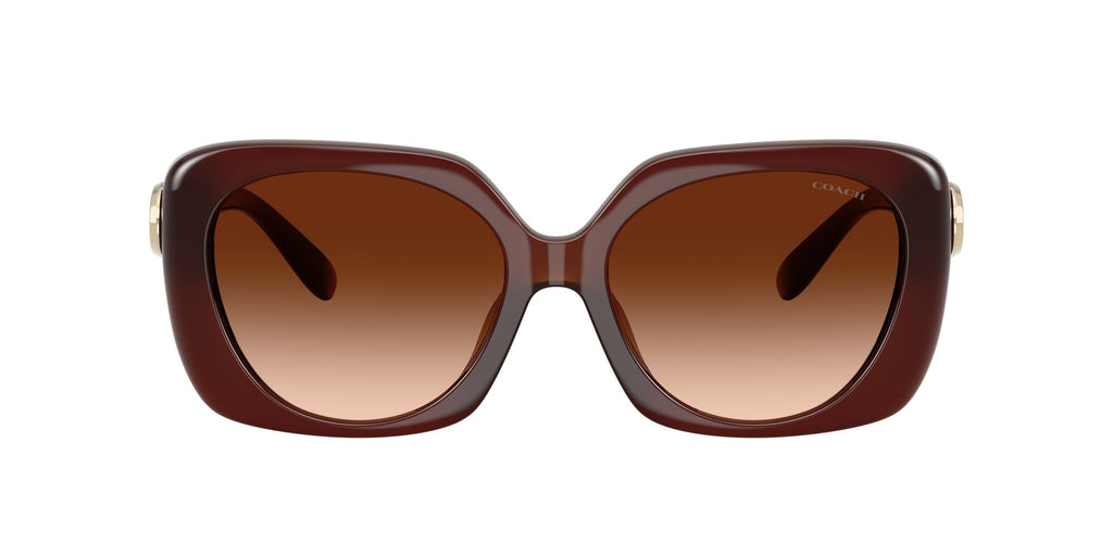Coach Cad33 HC8422U 584174 55 Milky Hazelnut / Brown Gradient