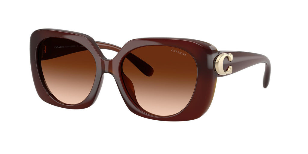 Coach Cad33 HC8422U 584174 55 Milky Hazelnut / Brown Gradient