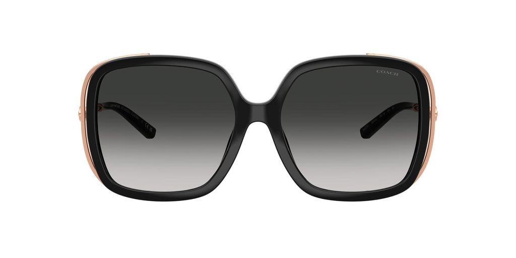 Coach Cad80 HC8423U 50023C 56 Black / Grey Gradient