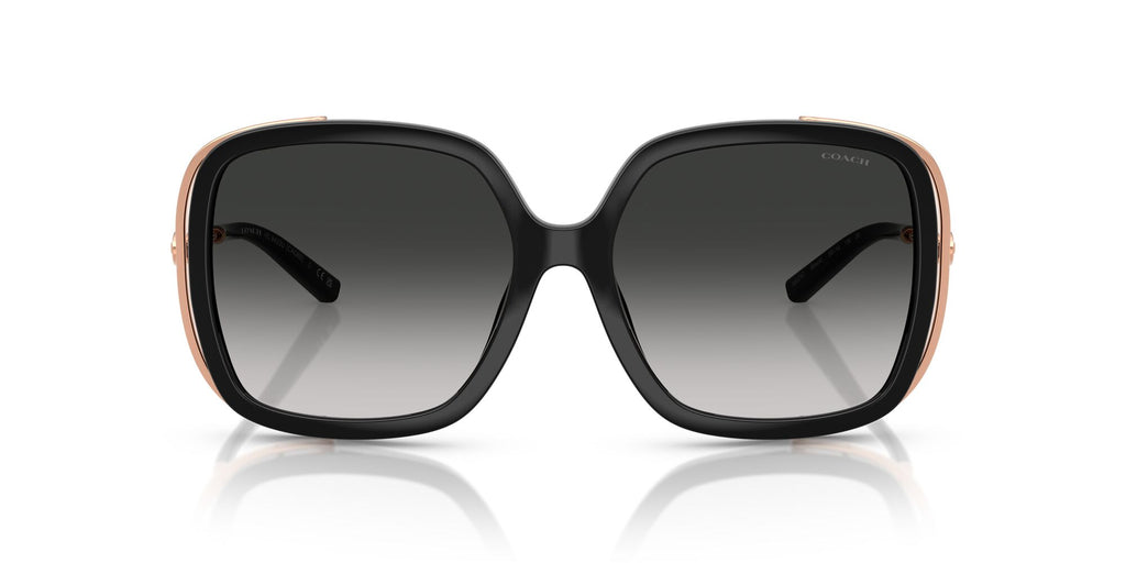 Coach Cad80 HC8423U 50023C 56 Black / Grey Gradient
