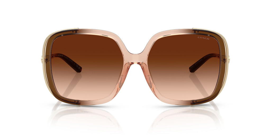 Coach Cad80 HC8423U 576974 56 Brown Gradient / Brown Gradient