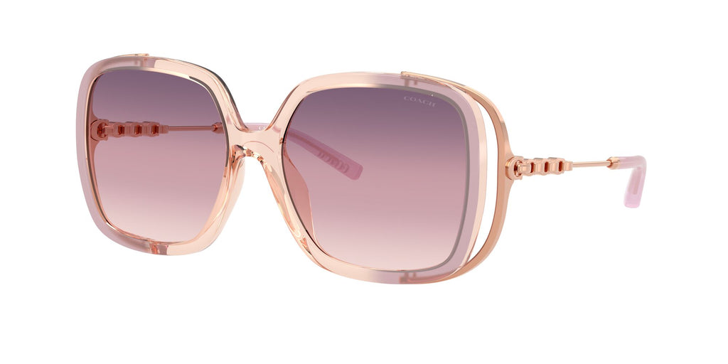 Coach Cad80 HC8423U 5889U6 56 Lilac/Peach Gradient / Purple Yellow Gradient